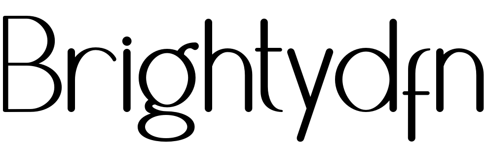 Font Brightydfn