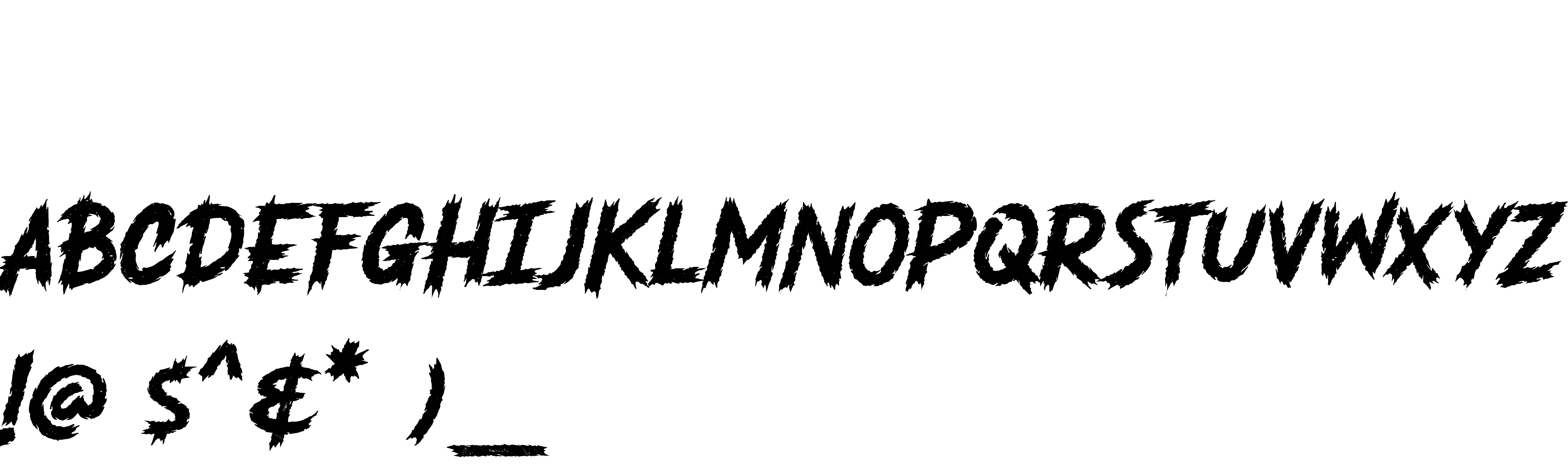 Preview font Anarchy Tantrum