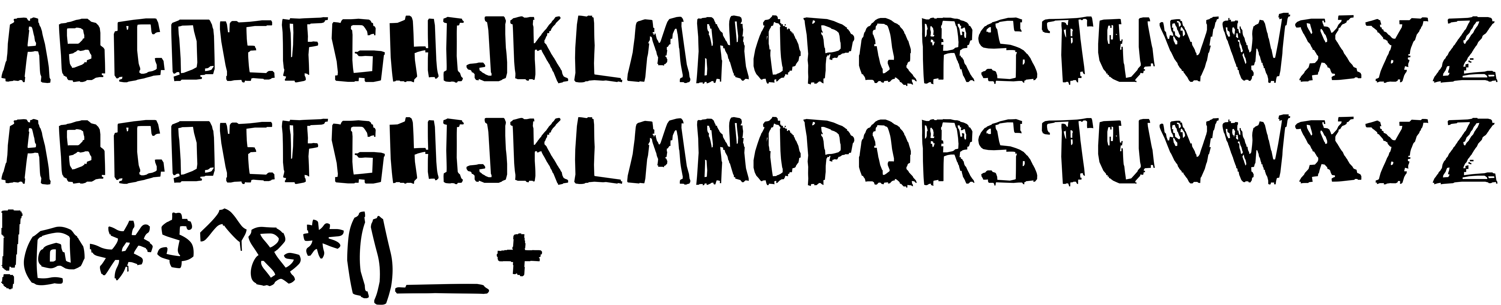Preview font MarkyMarker