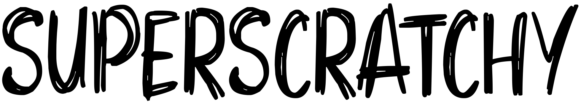 Font Superscratchy