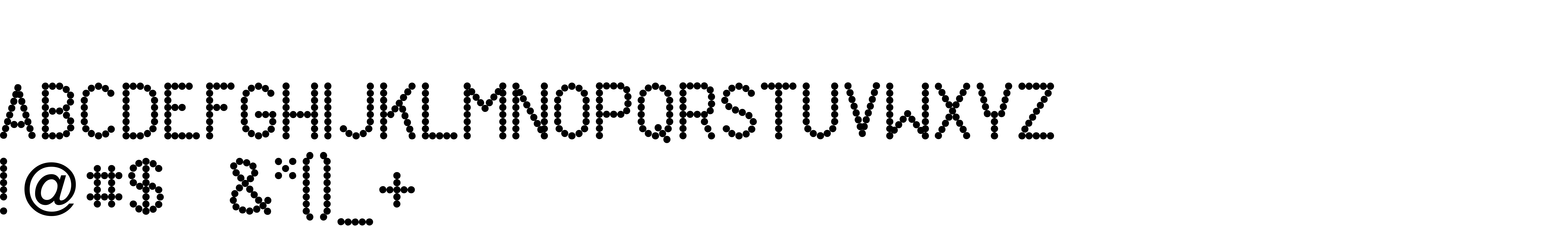 Preview font Daughty