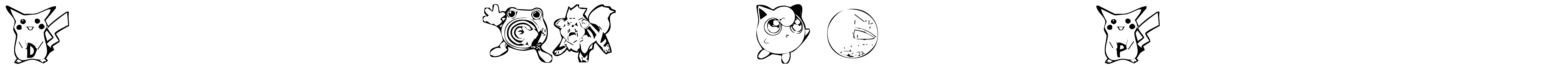 Font Dani\u0026#039;s Pikachu