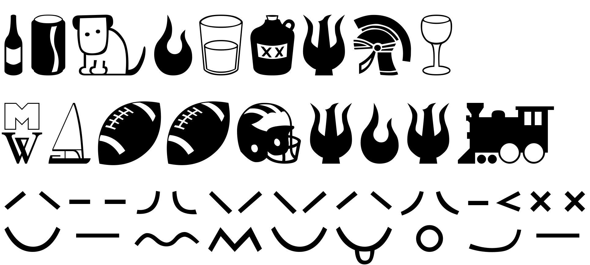 Preview font Mattbats