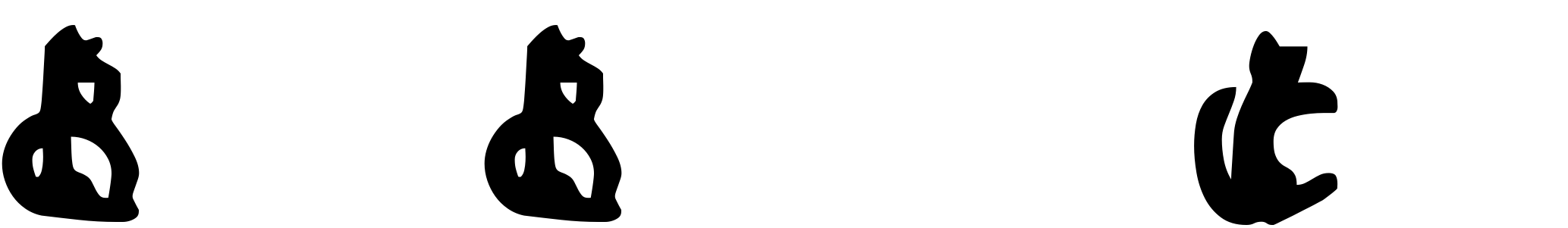 Font Bad Black Cat