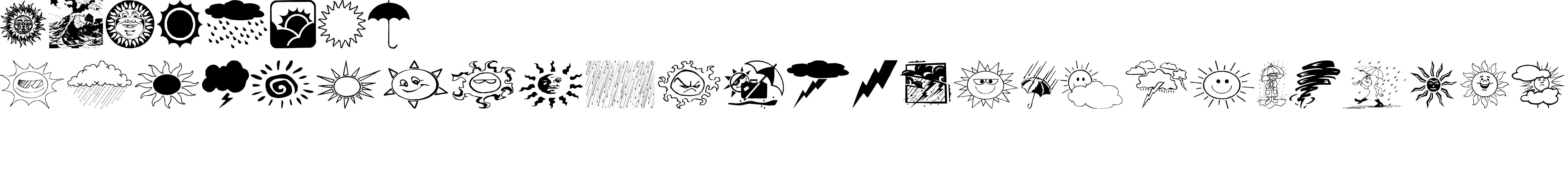 Preview font Whethers