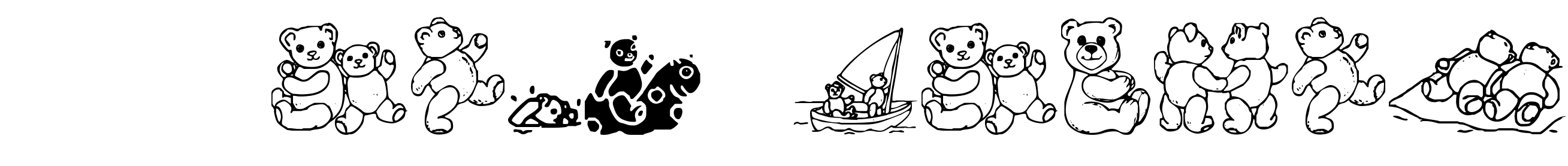 Font WWBearySpecial