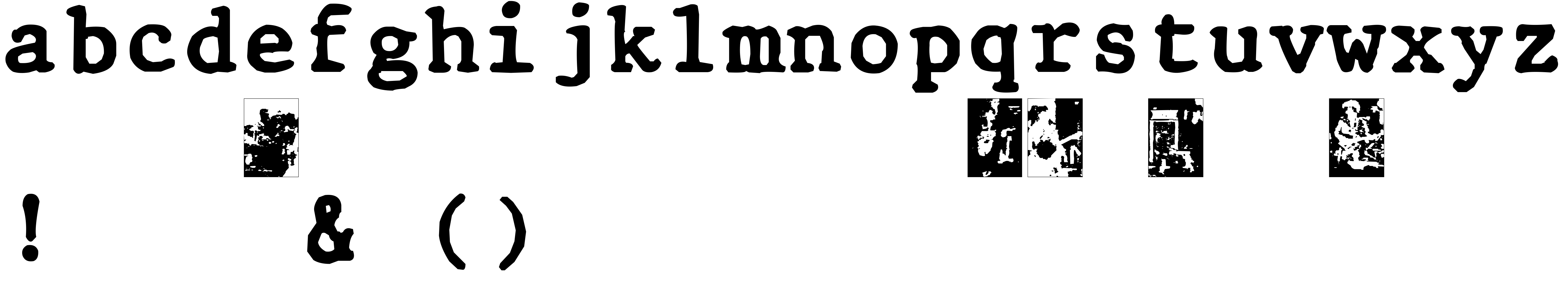 Preview font Cure- Curiosity