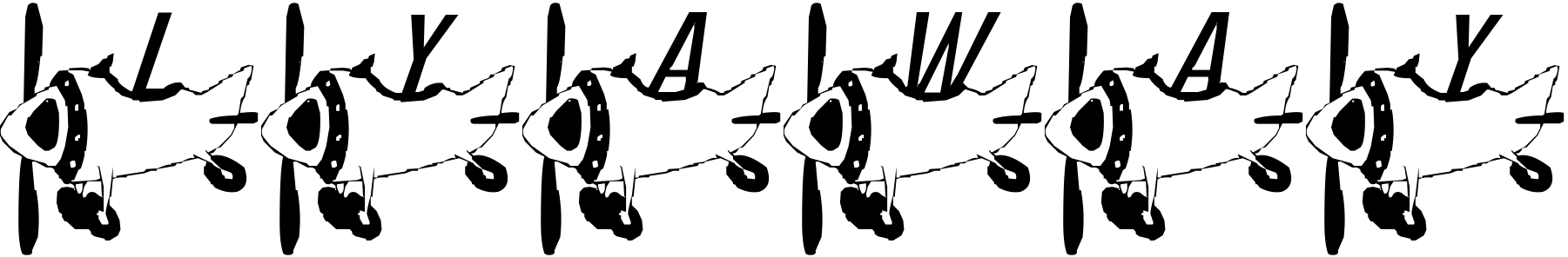 Font Flyaway