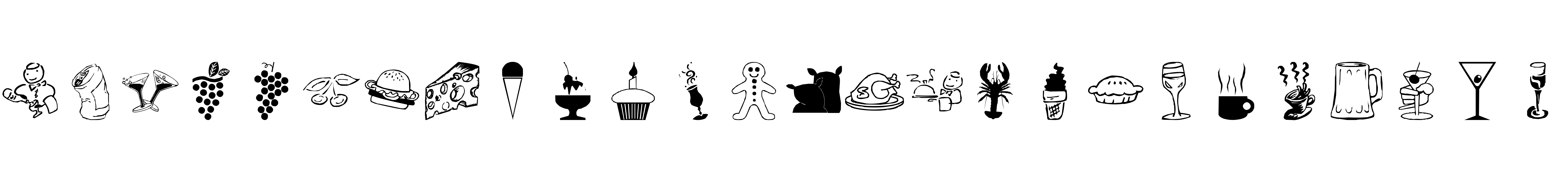 Preview font lpfood