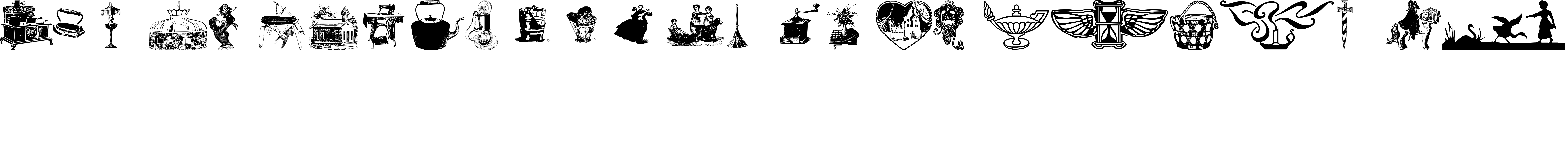 Preview font wmoddsnends1