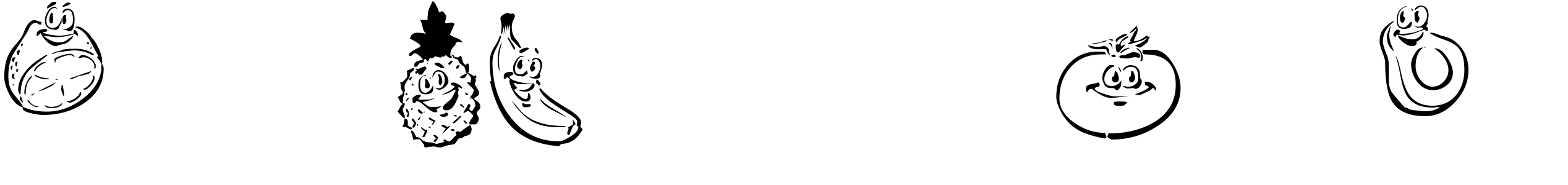 Font KR Happy Fruit