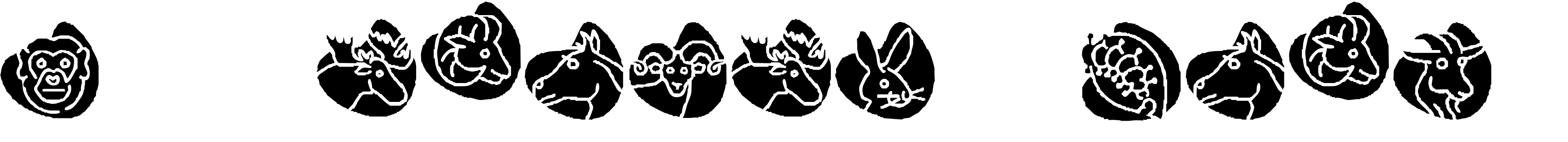 Font KR Animal Dings