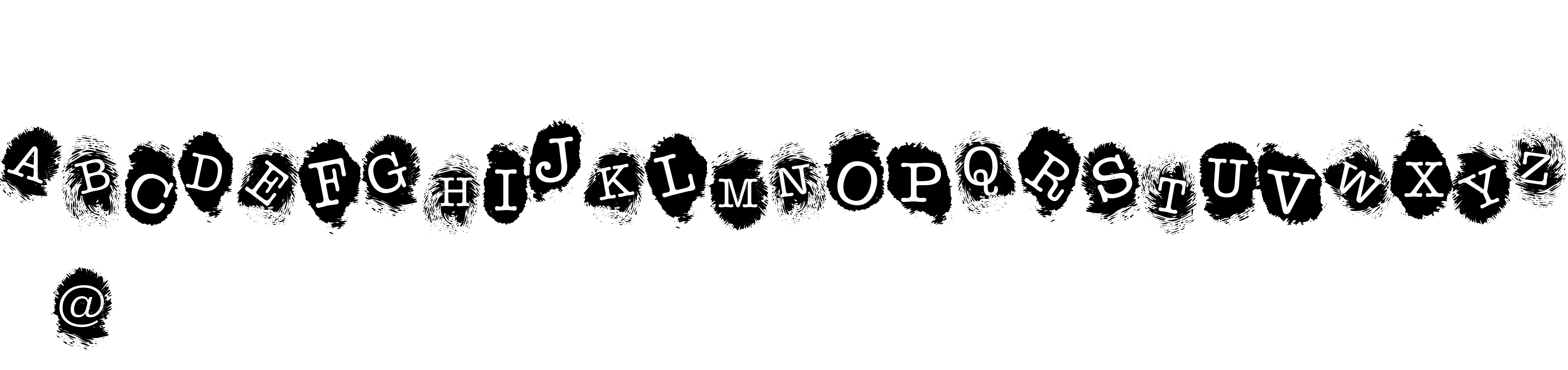 Preview font Fingerprints Inside