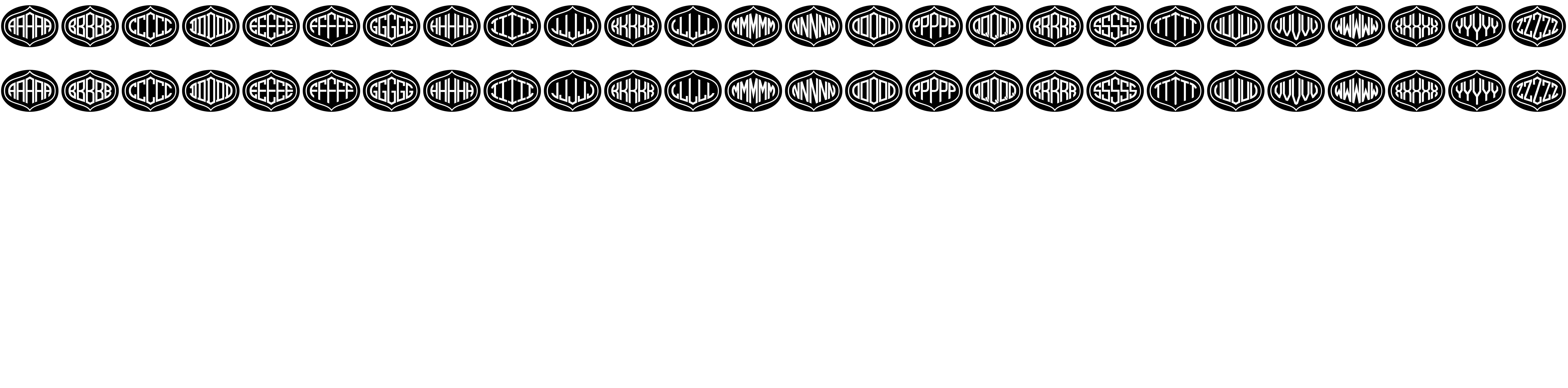 Preview font Formogram Ellipse