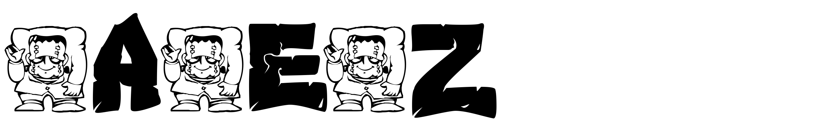 Font AEZ monster