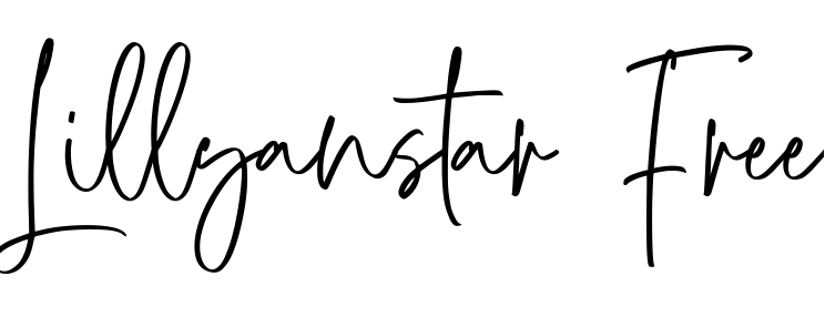 Font Lillyanstar Free
