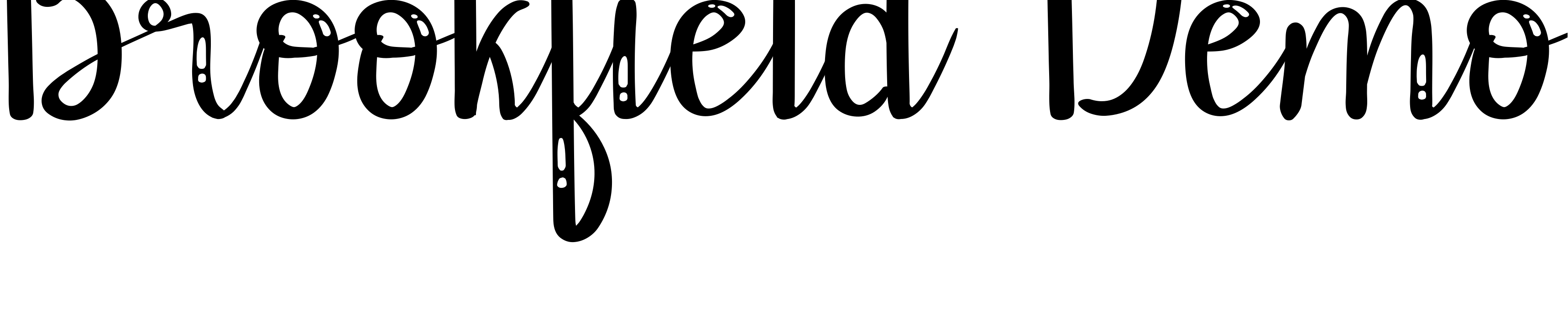 Font Brookfield Demo