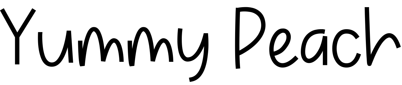 Font Yummy Peach