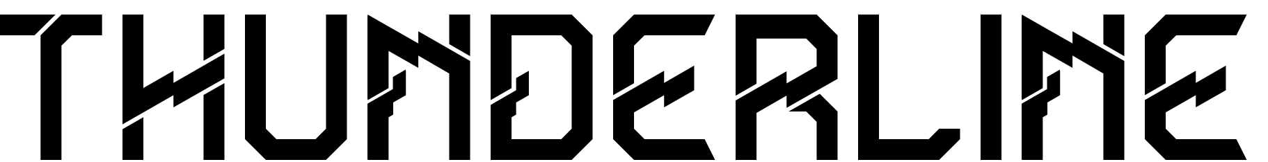 Font Thunderline