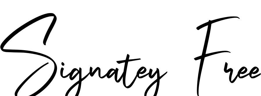 Font Signatey Free