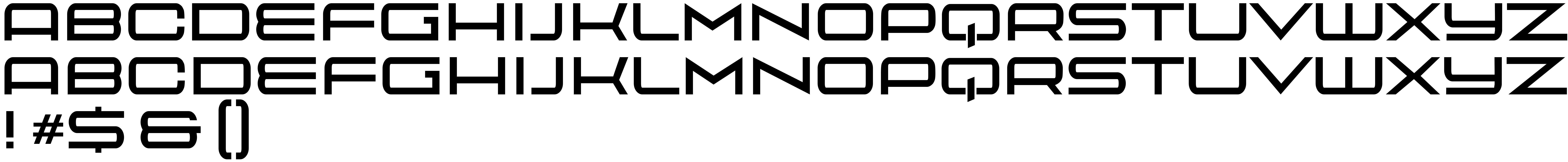 Preview font Playa Extended College