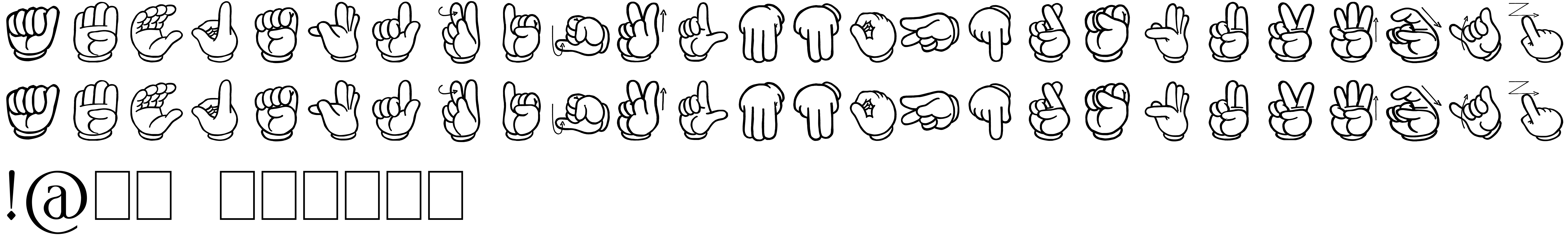 Preview font LIBRAS PROF CLEBER COUTO