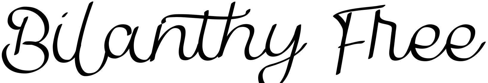 Font Bilanthy Free
