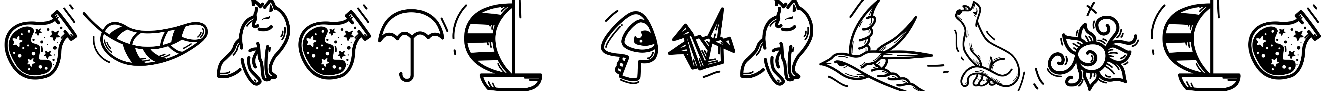 Font Sunset Dingbats