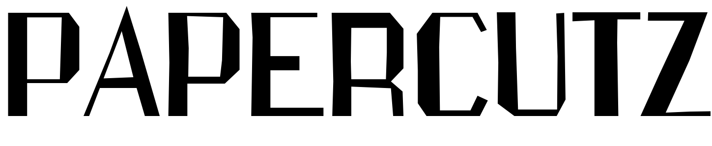 Font Papercutz