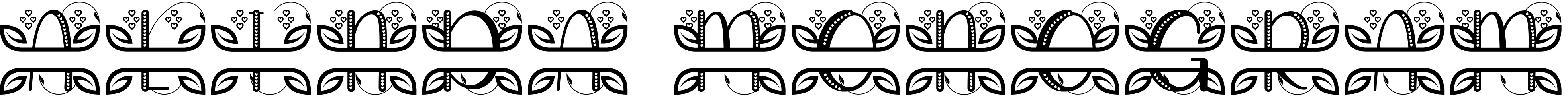 Font ALINDA MONOGRAM