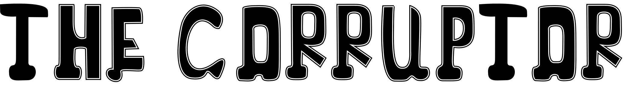 Font THE CORRUPTOR