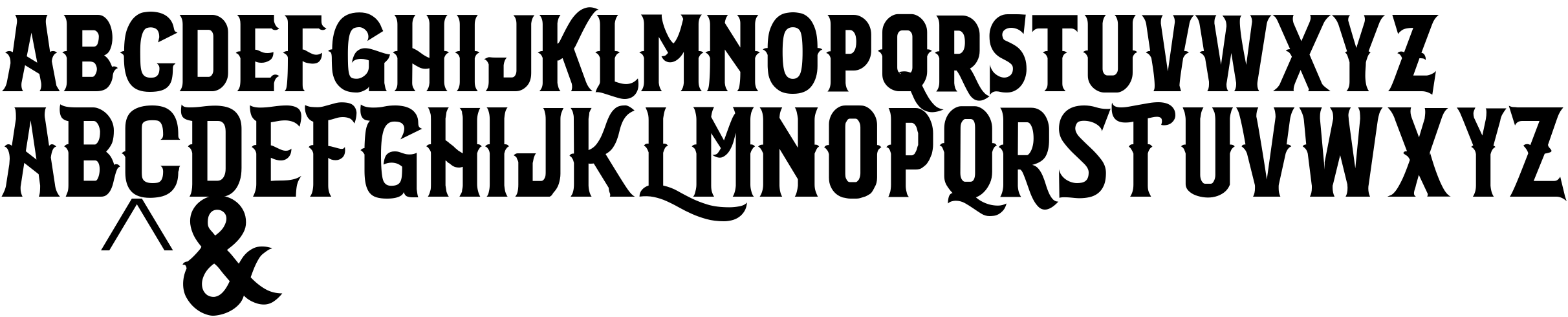 Preview font LIKEASTONE2