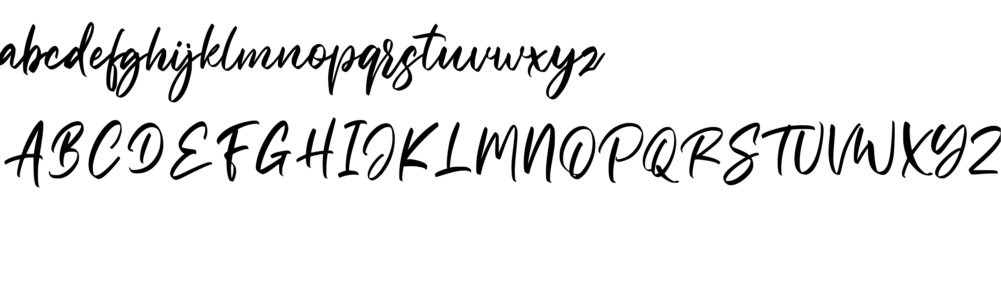 Preview font Open Heart