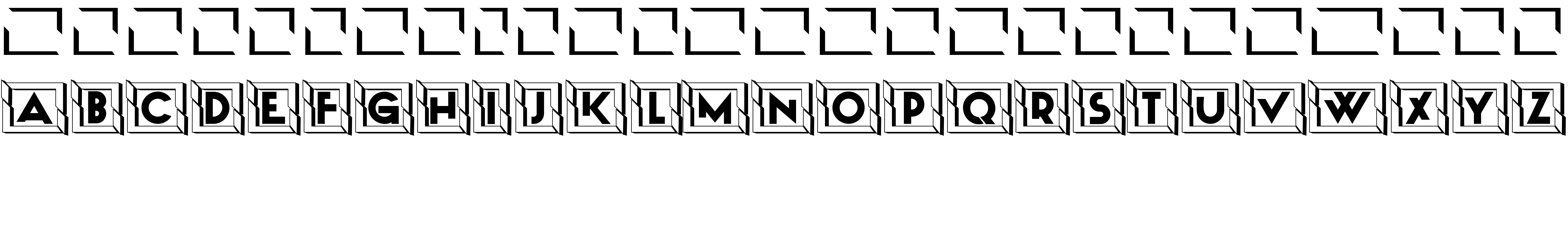Preview font Explosion Capitals
