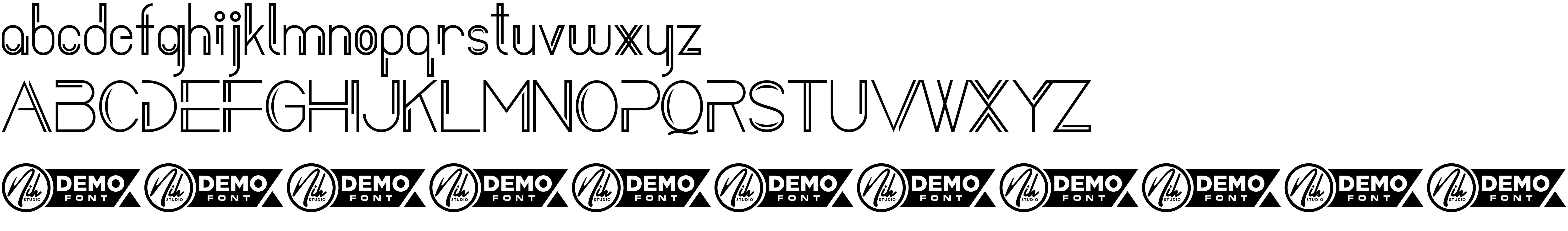 Preview font Dignified Demo