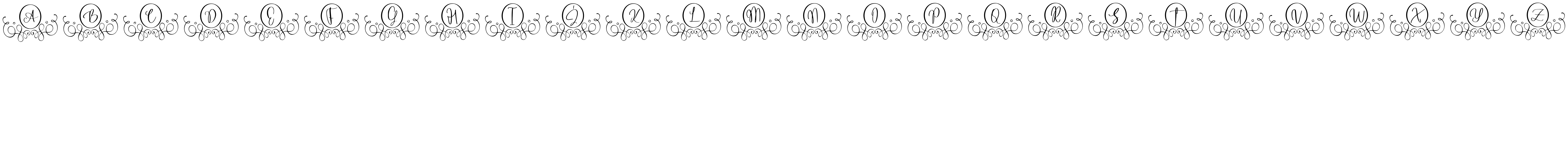 Preview font Hello Monogram