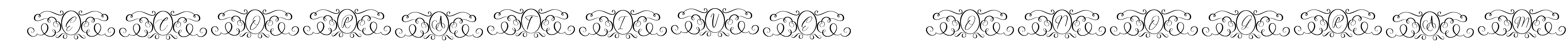 Font Decorative Monogram