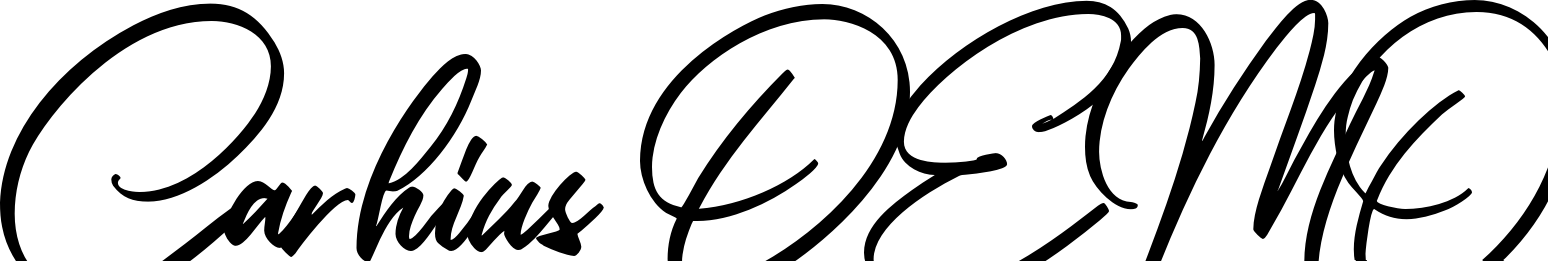 Font Carhius DEMO
