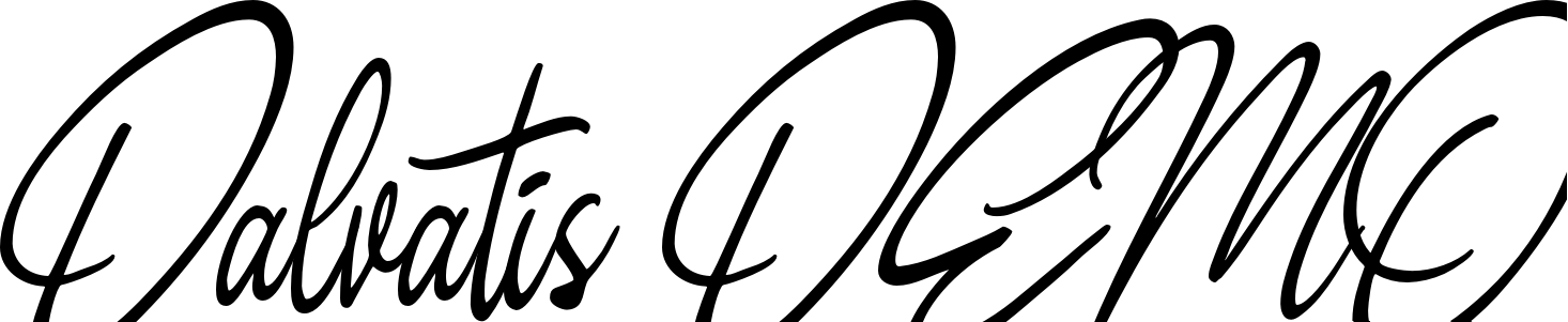 Font Dalvatis DEMO