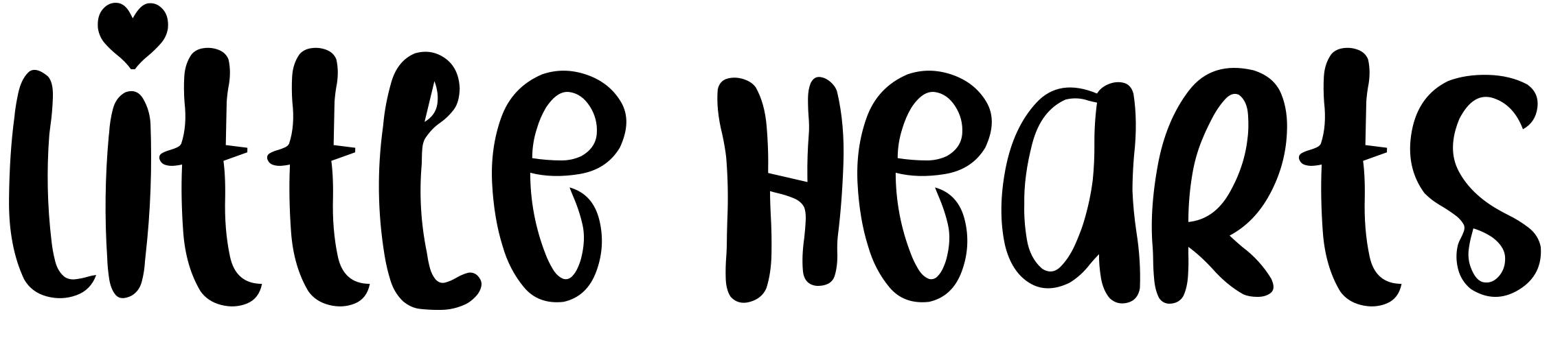 Font Little Hearts