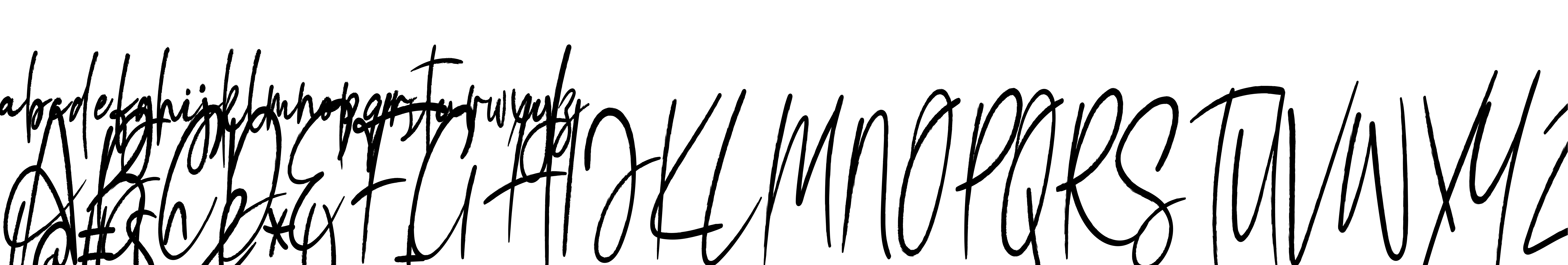 Preview font Bellanatture