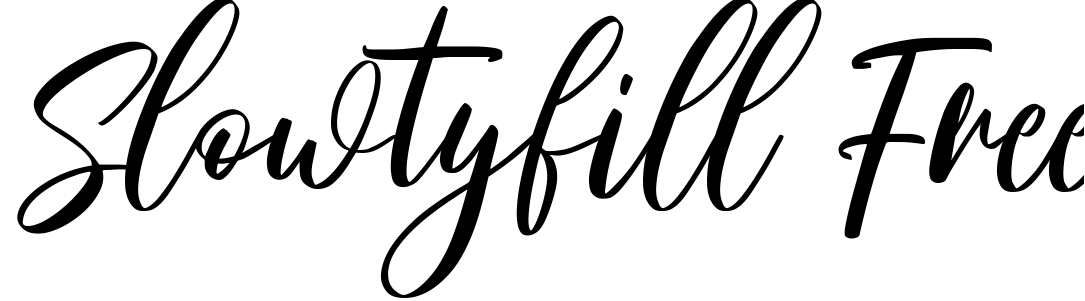 Font Slowtyfill Free