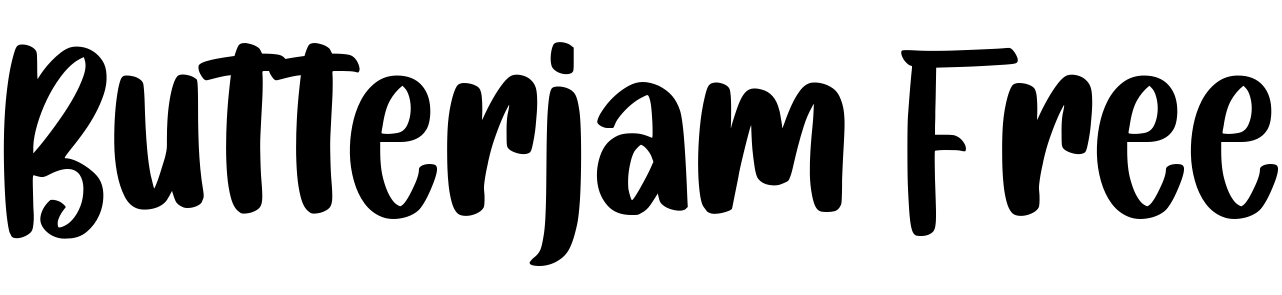 Font Butterjam Free