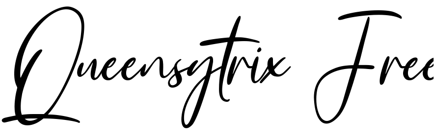 Font Queensytrix Free