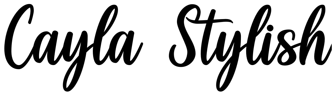 Font Cayla Stylish