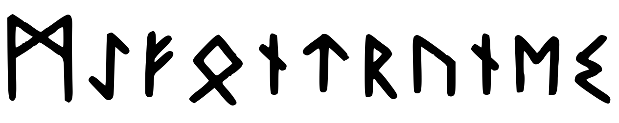 Font Myfontrunes
