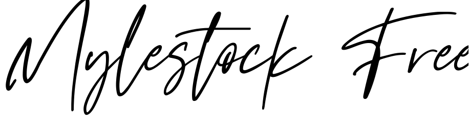 Font Mylestock Free