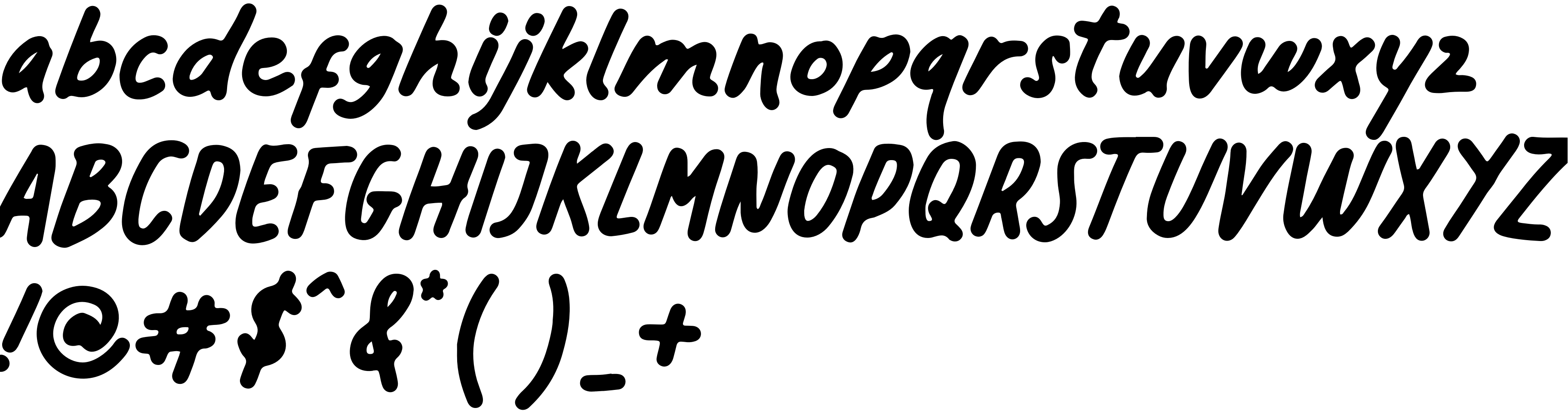 Preview font NEVER PERFECT