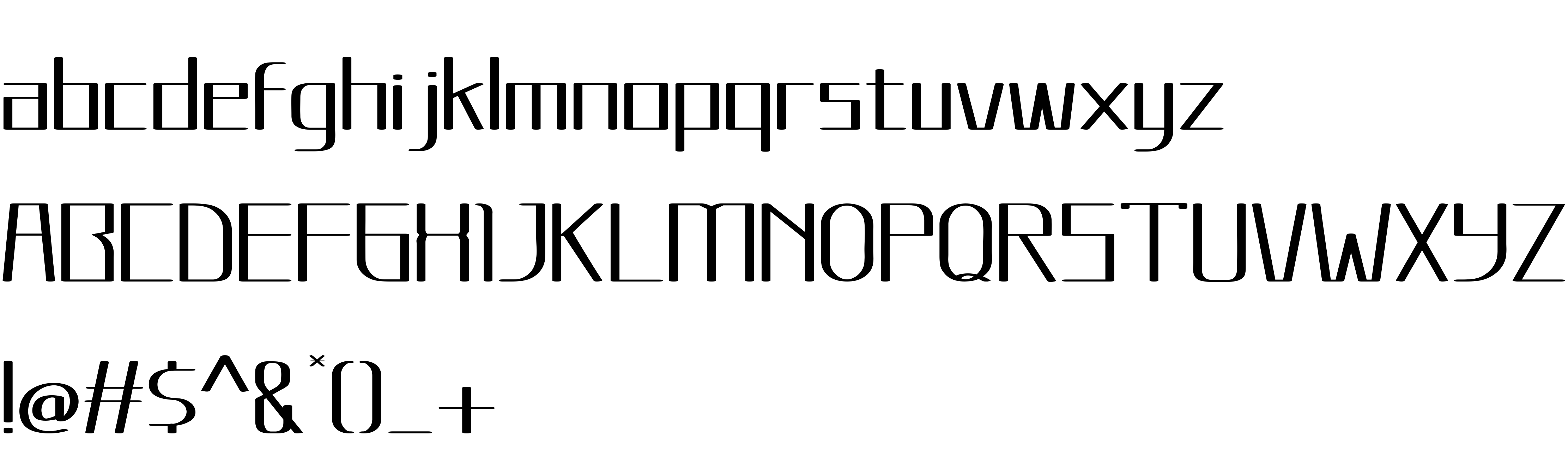 Preview font Mastofa