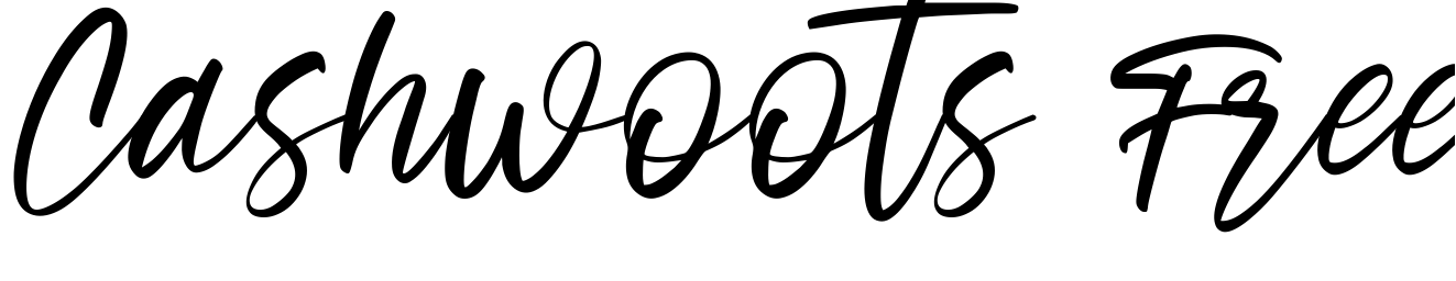 Font Cashwoots Free